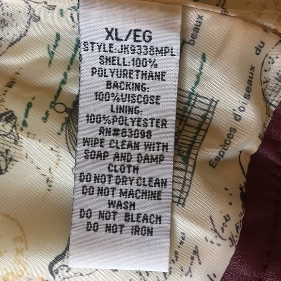 Cavalini Moto Jacket Size XL - Picture 9 of 11